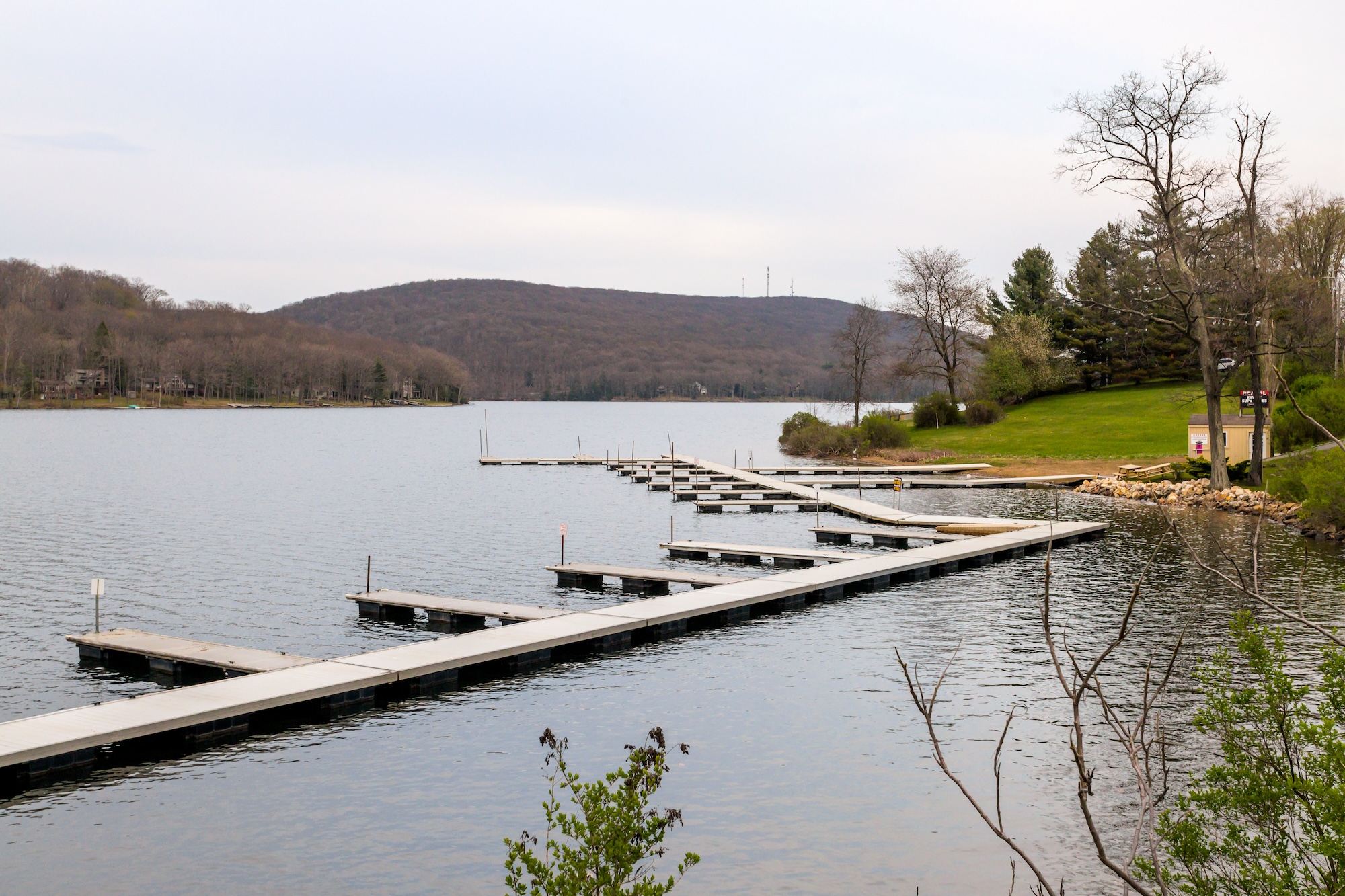 Private boat slip at Deep Creek Lake